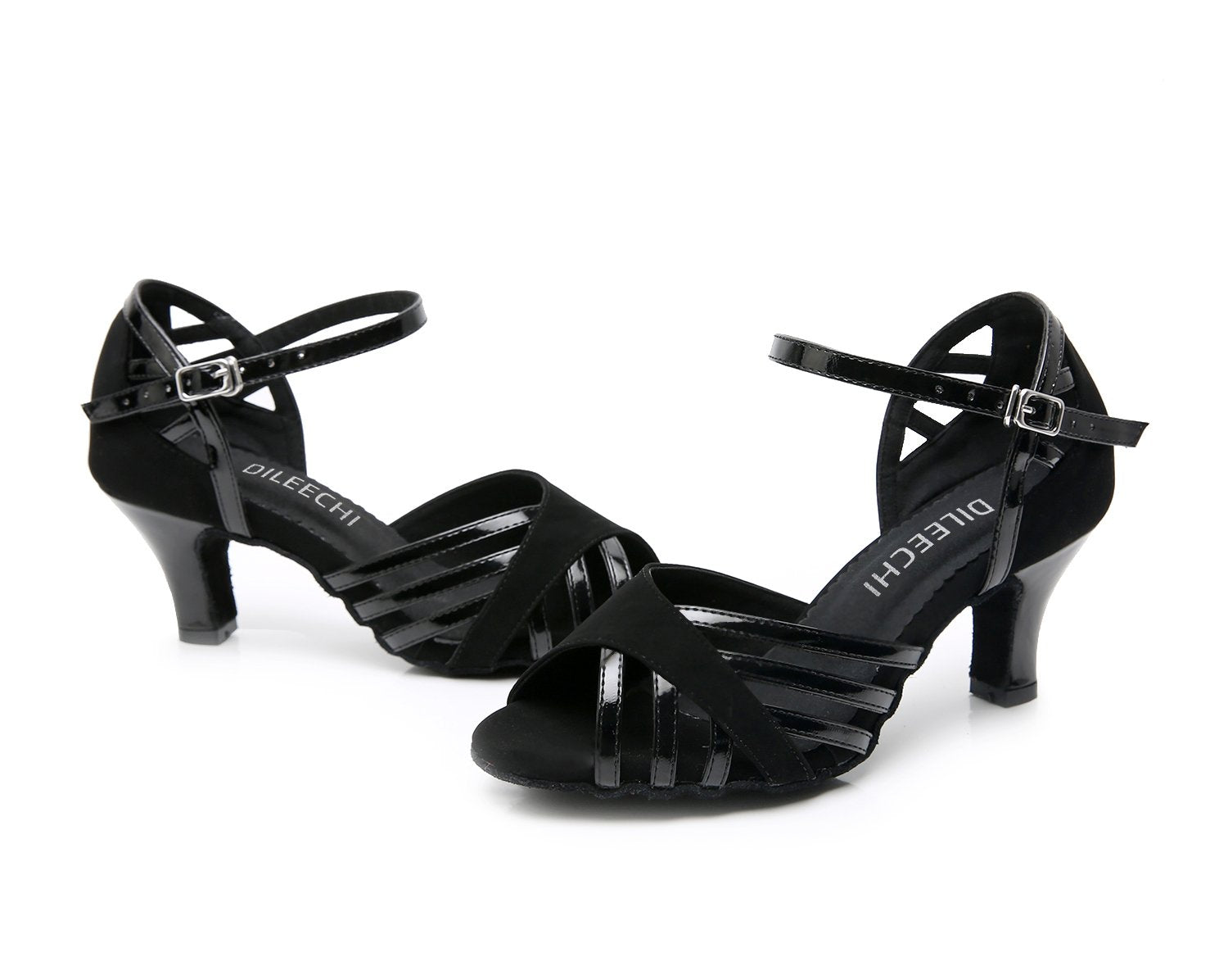 Women's Leatherette Customized Heel Latin Shoes Salsa Shoes Ballroom Dance Shoes