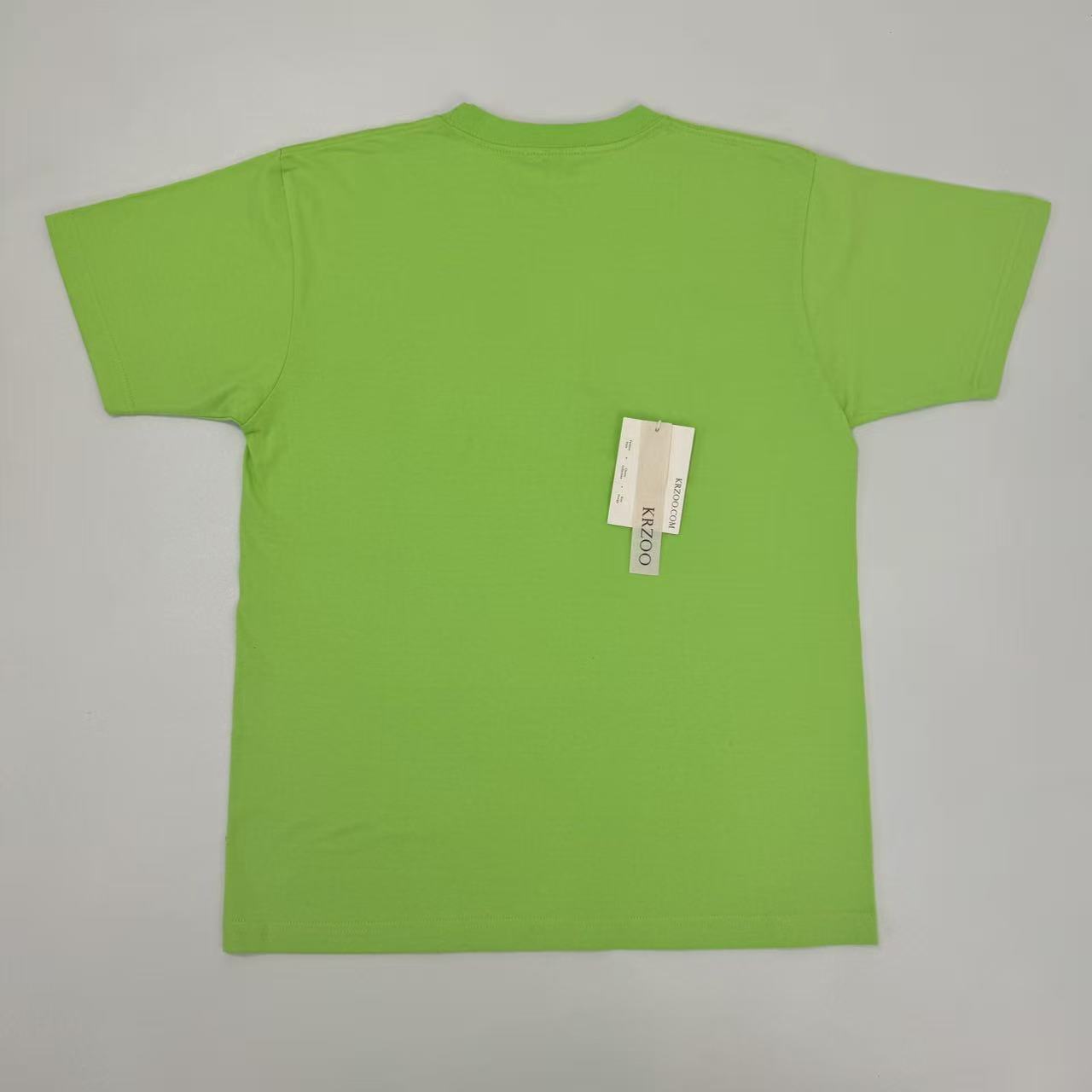 Wave-printed short-sleeved shirt