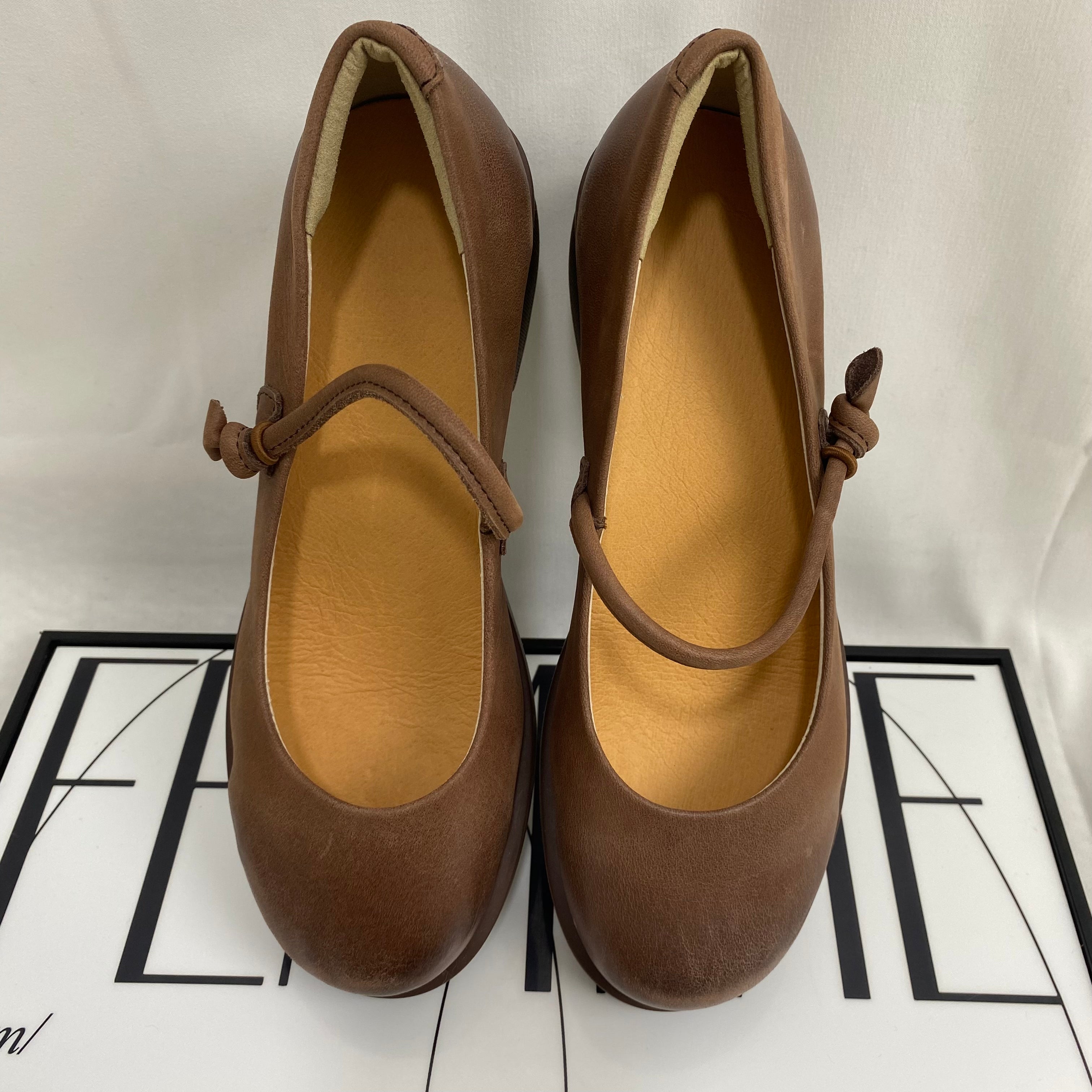 Soft-Soled Flat Leather Shoes