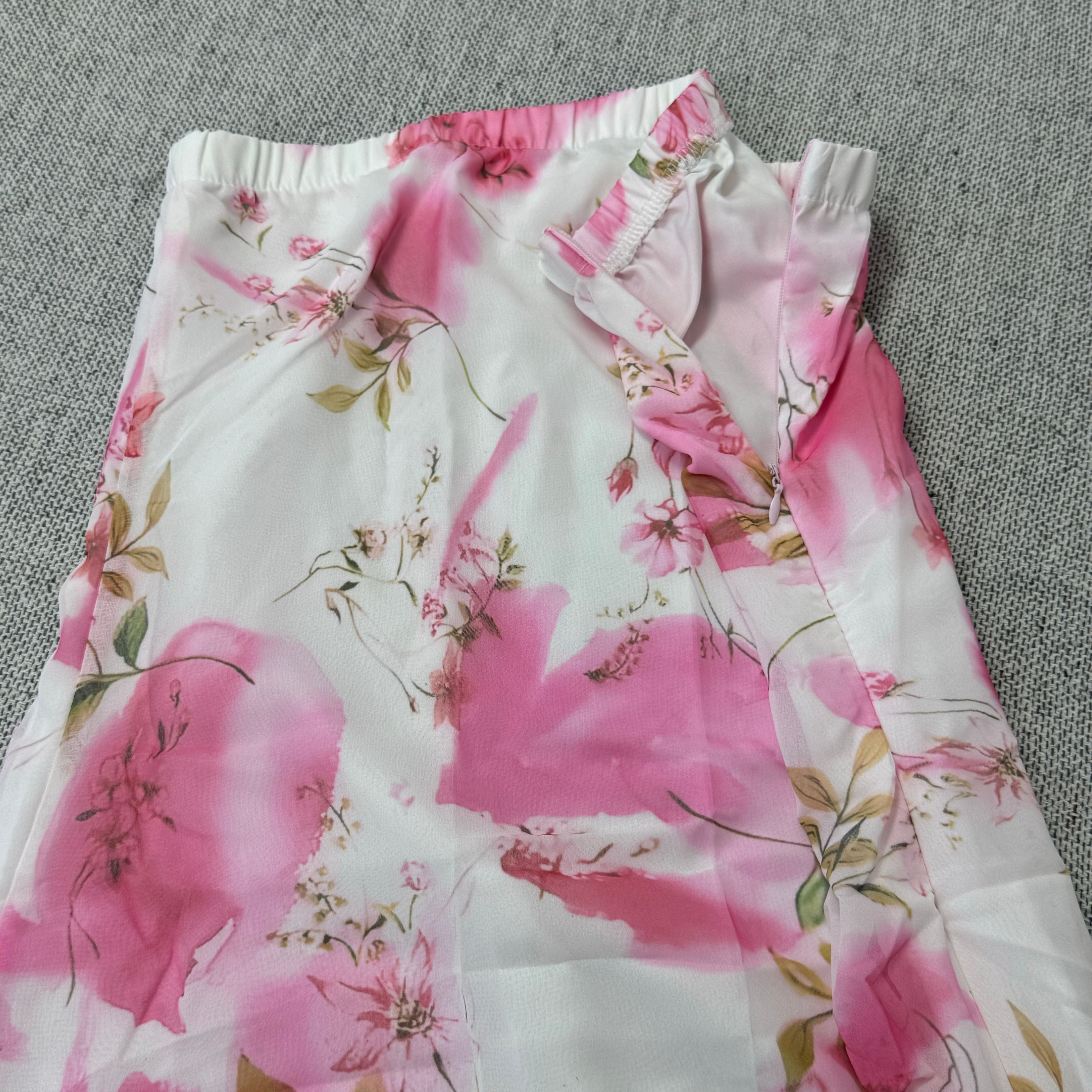 Printed scarf mini dress with dress