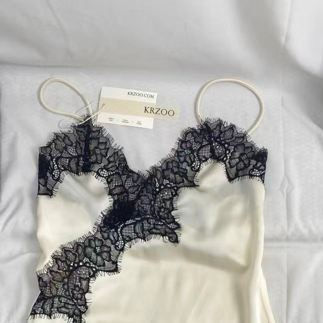 Elegant Lace Asymmetrical Dress