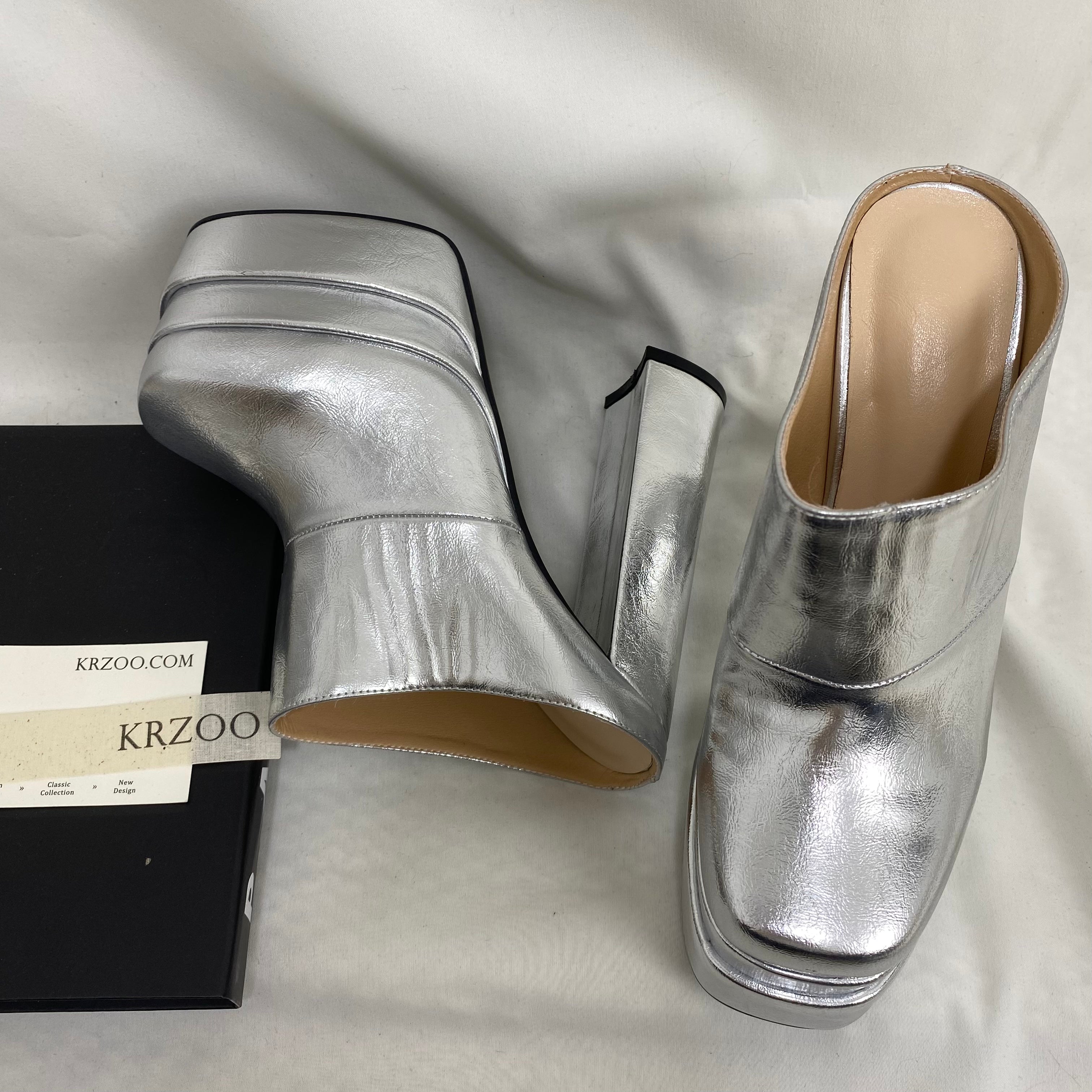 Ultra-High Heeled Platform Sandals