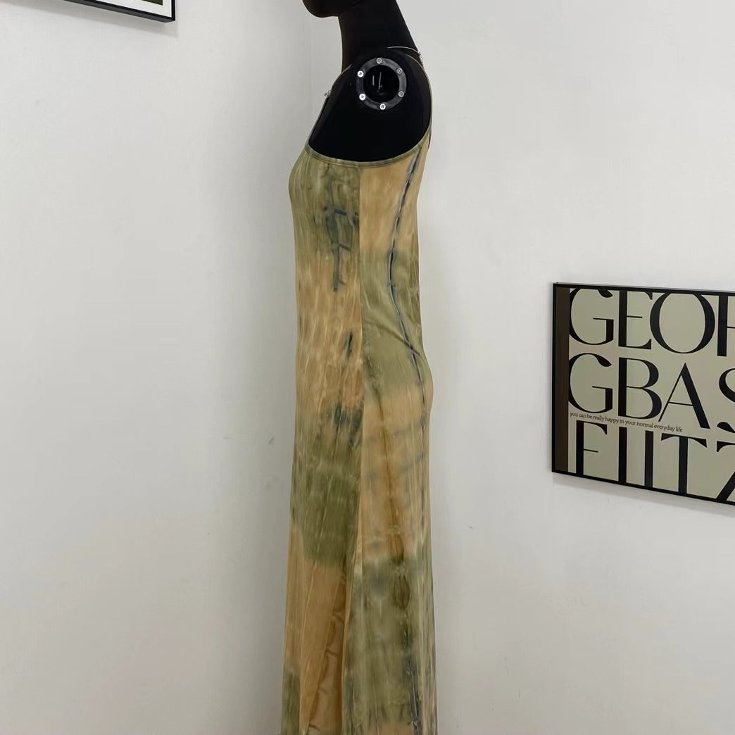 Printed And Dyed Reversible Dress