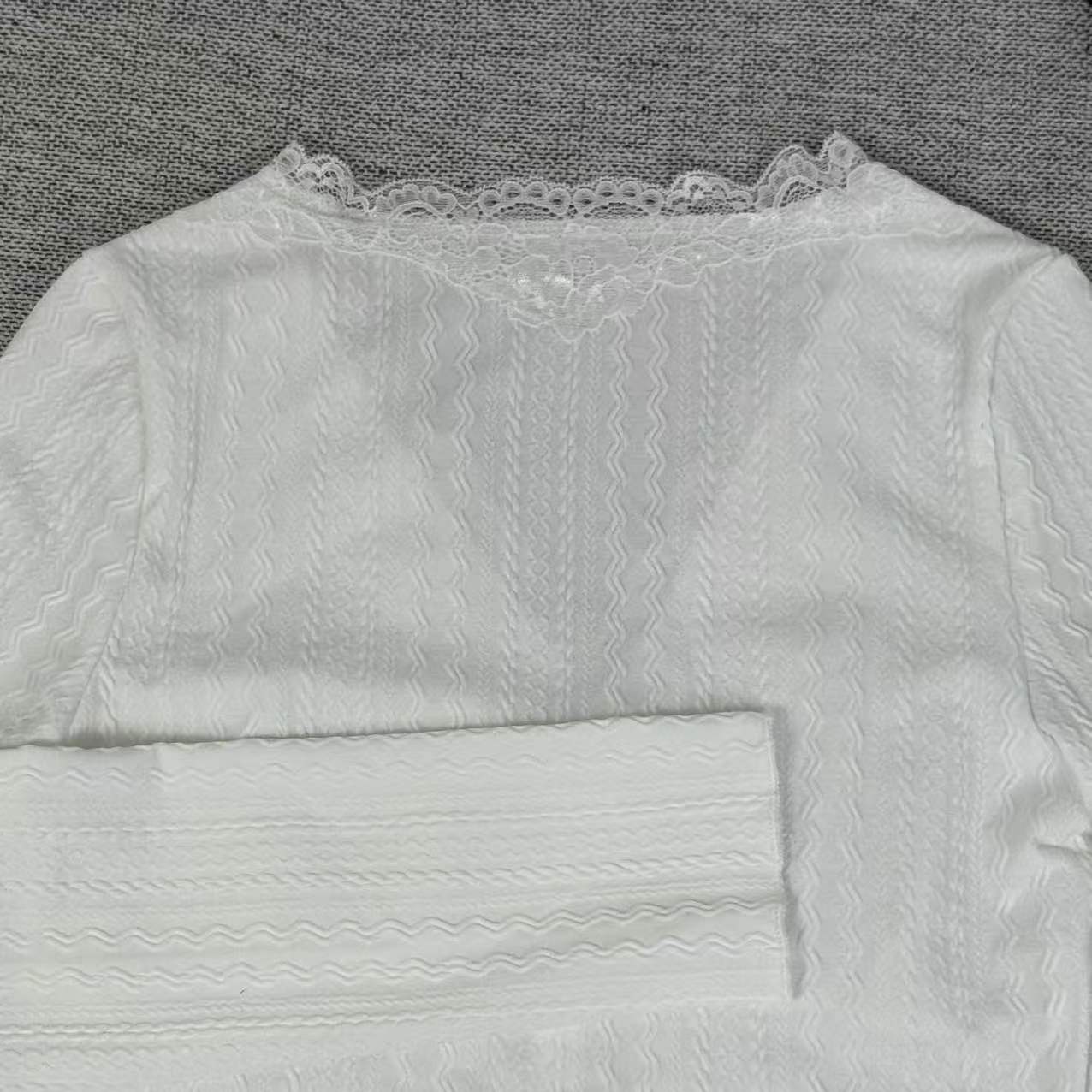Lace V-neck base top
