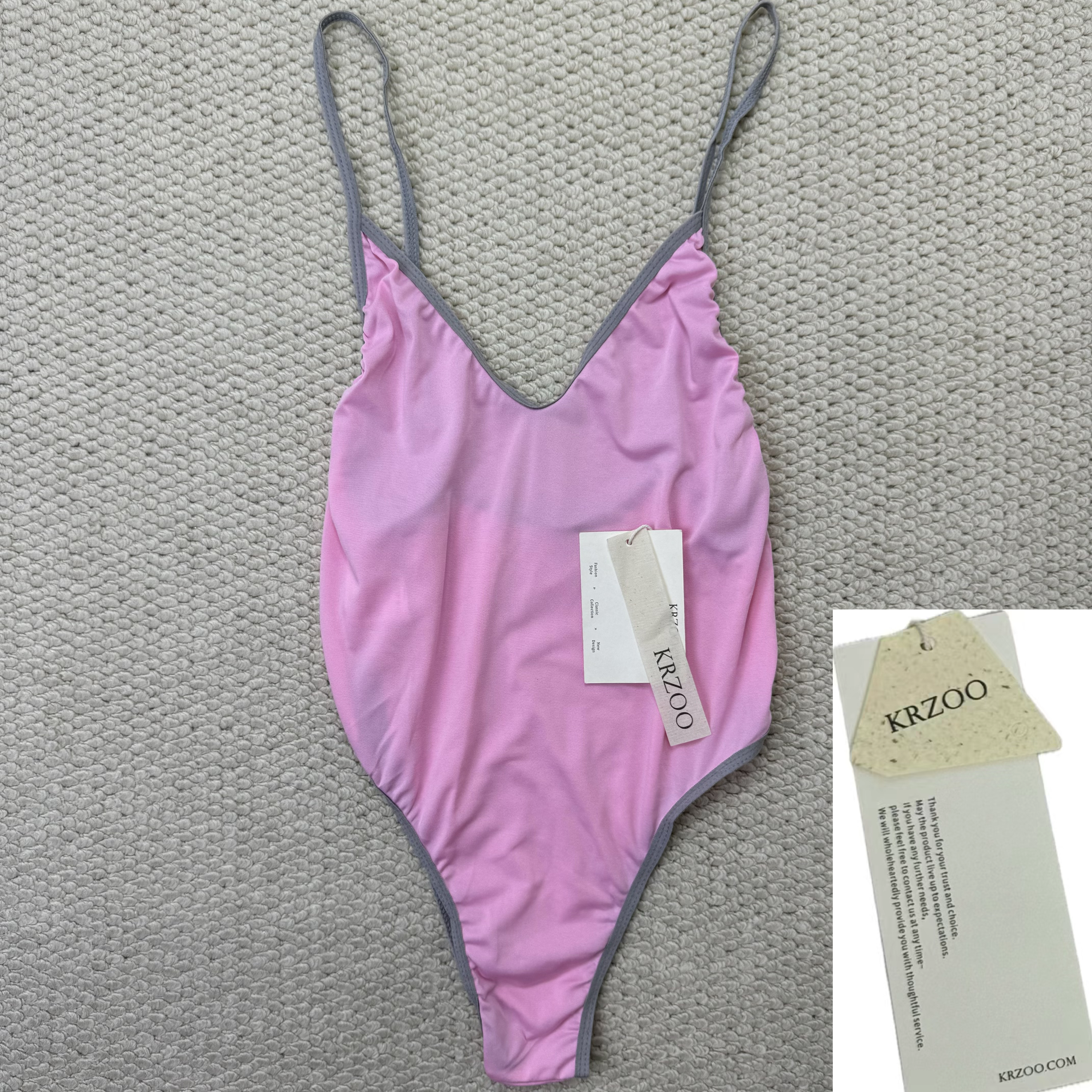 Printed halter top one-piece swimming suit