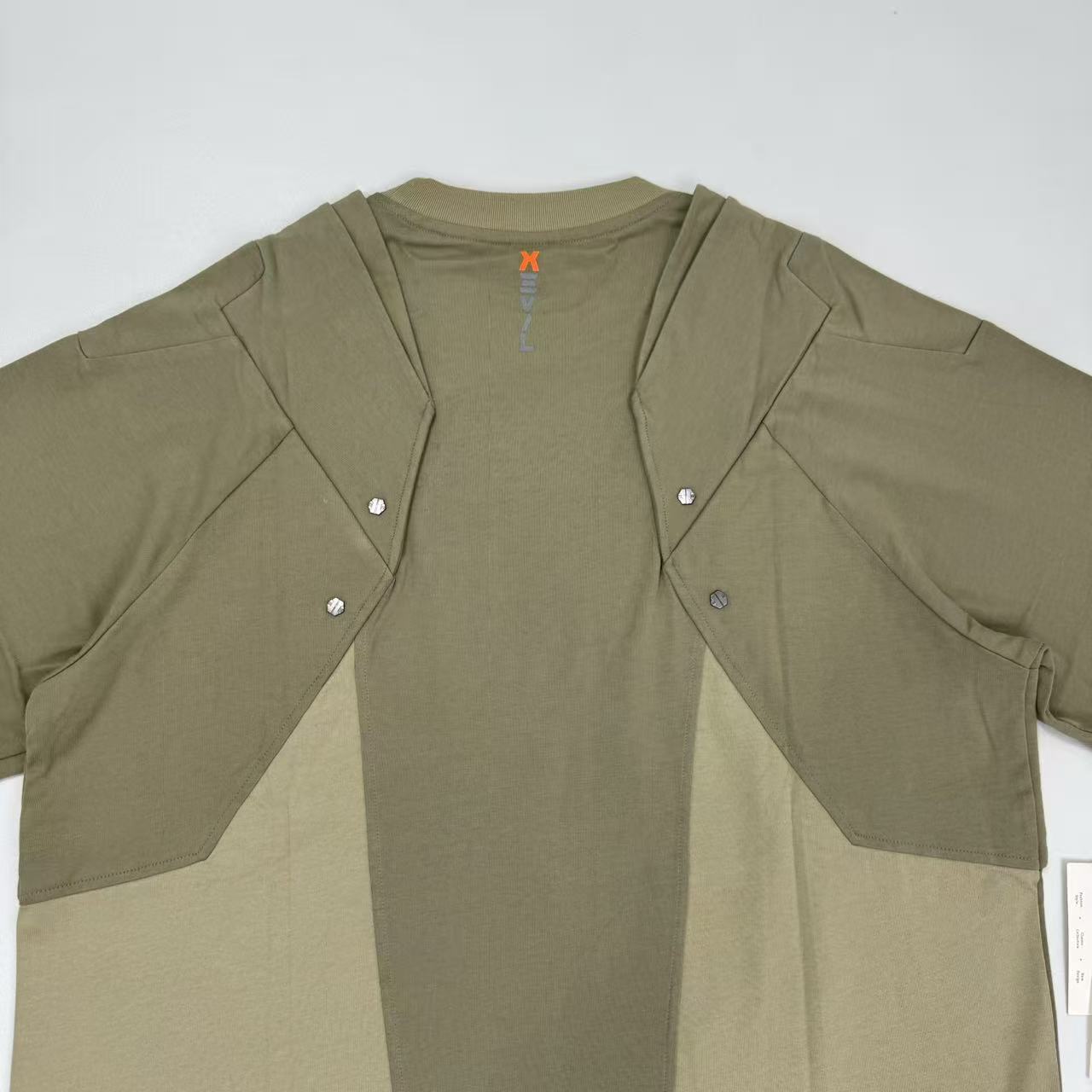 Pure cotton multi-color double-shoulder sleeve short-sleeved T-shirt