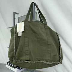 Tote bag with canvas strap