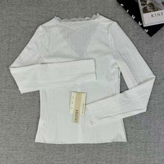 Lace V-neck base top