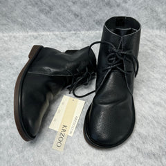 Leather soft leather sole marten boots