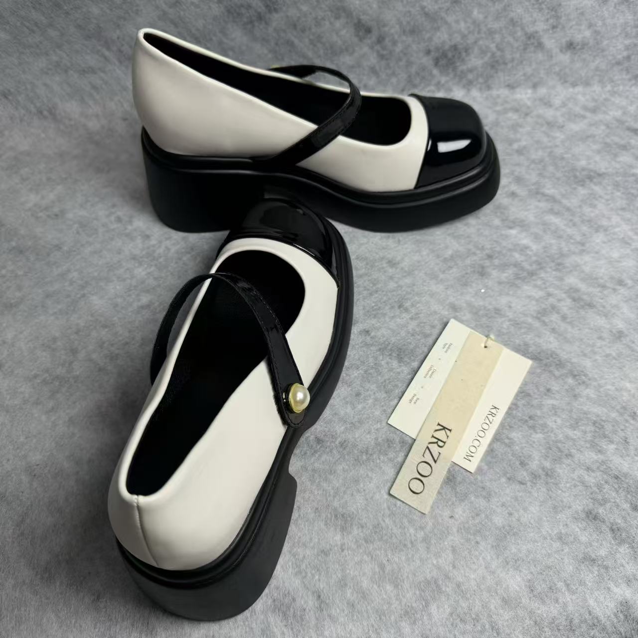 Colored Mary Jane High Heel Shoes