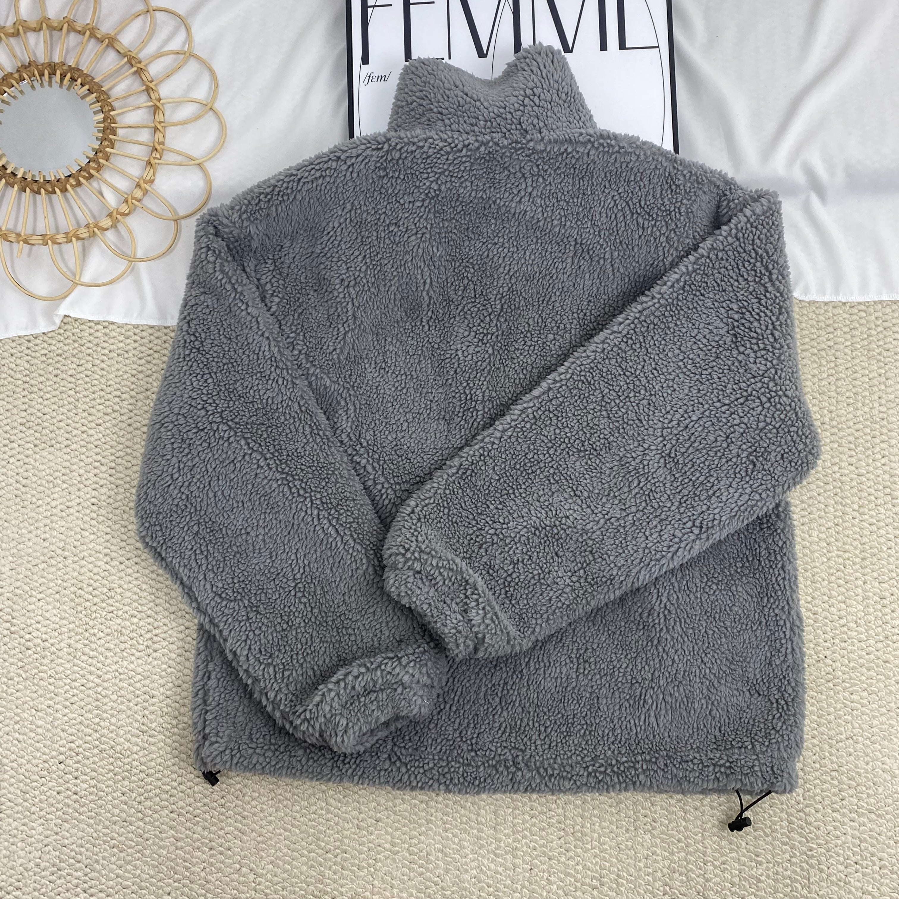 Loose Fleece Cotton Jacket