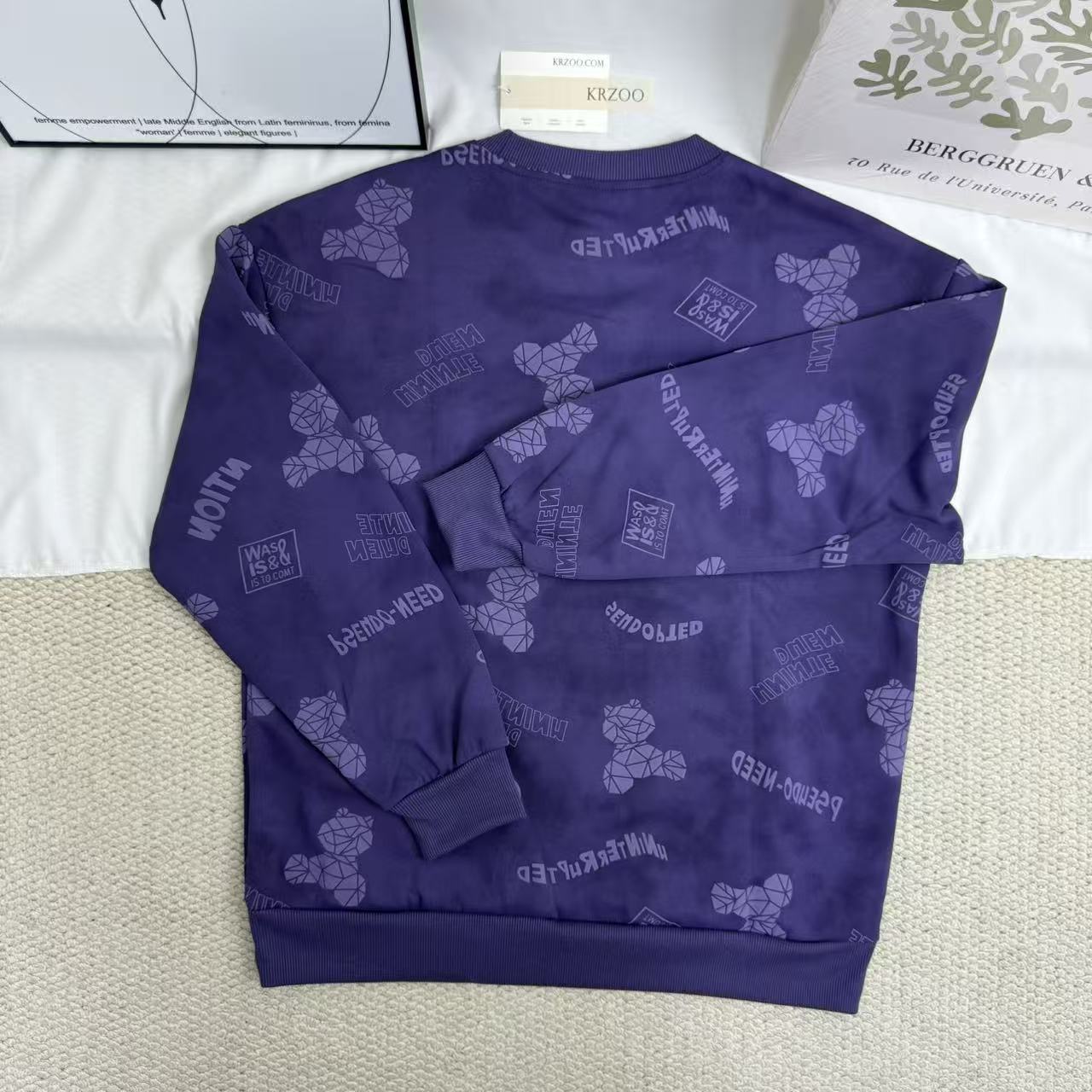 Loose-Fit Crew Neck Base Layer Top