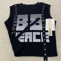 2KY Street Dance Hip-Hop Short Shirt