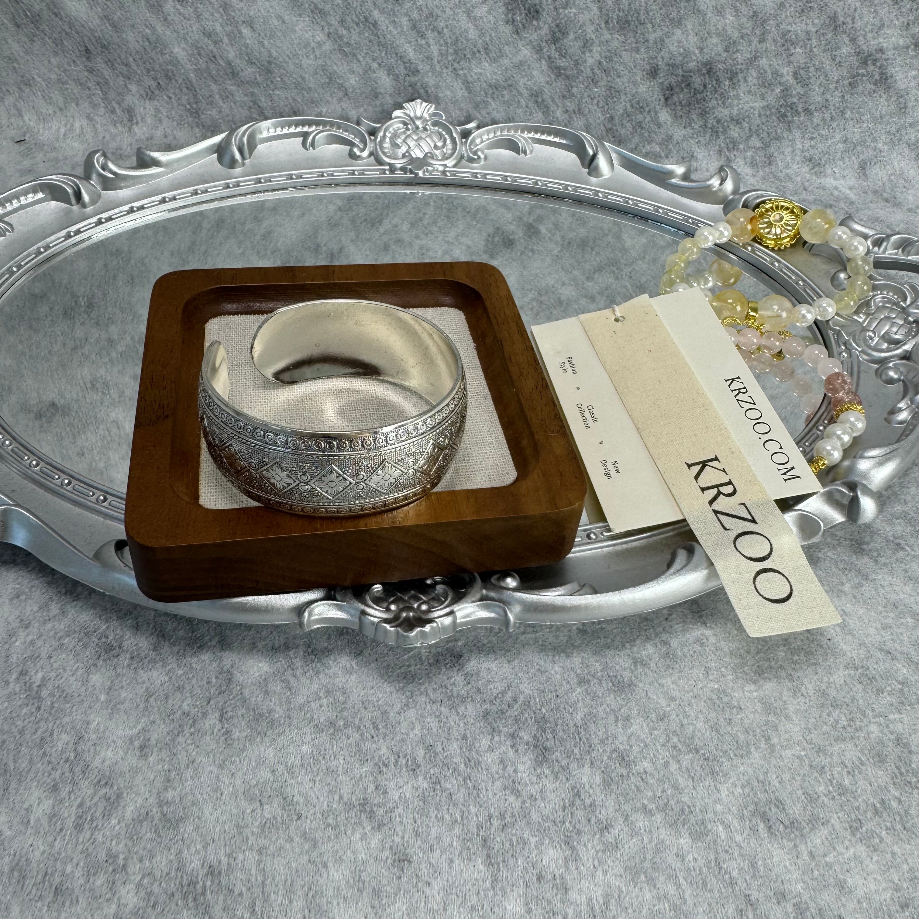 Ancient handcrafted engraved bracelet