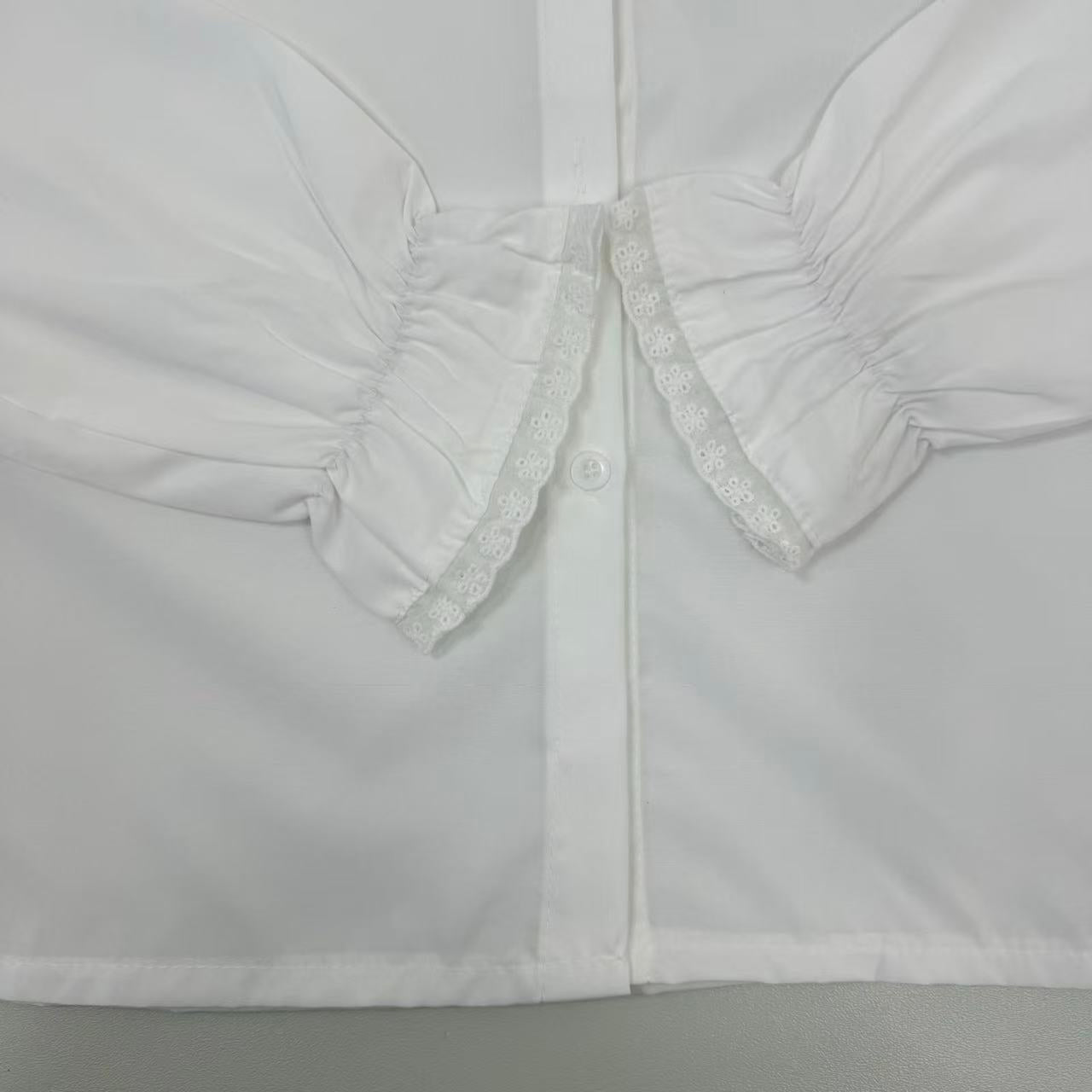 Baby collar shirt with long sleeves