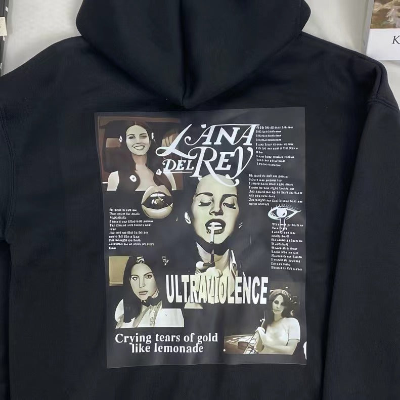 Printed Hooded Sweatshirt