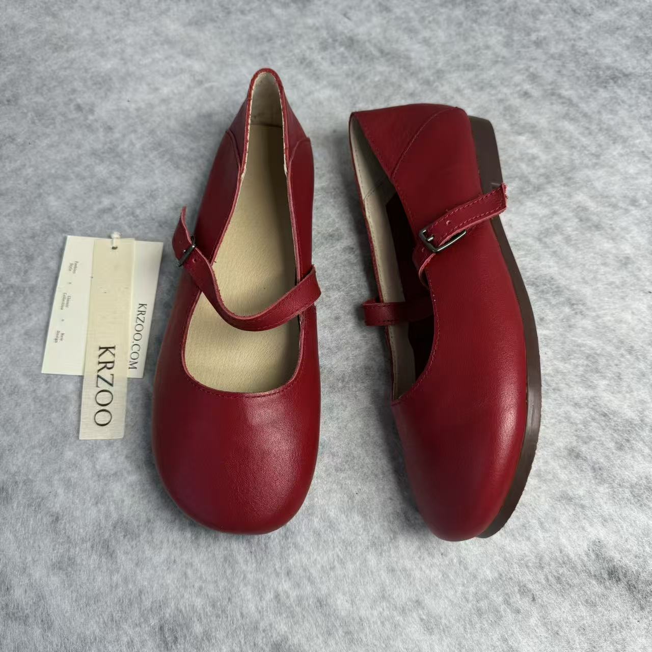 Soft leather upper cowhide shoes