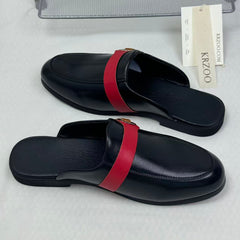 British-style ankle-length slip-on casual shoes