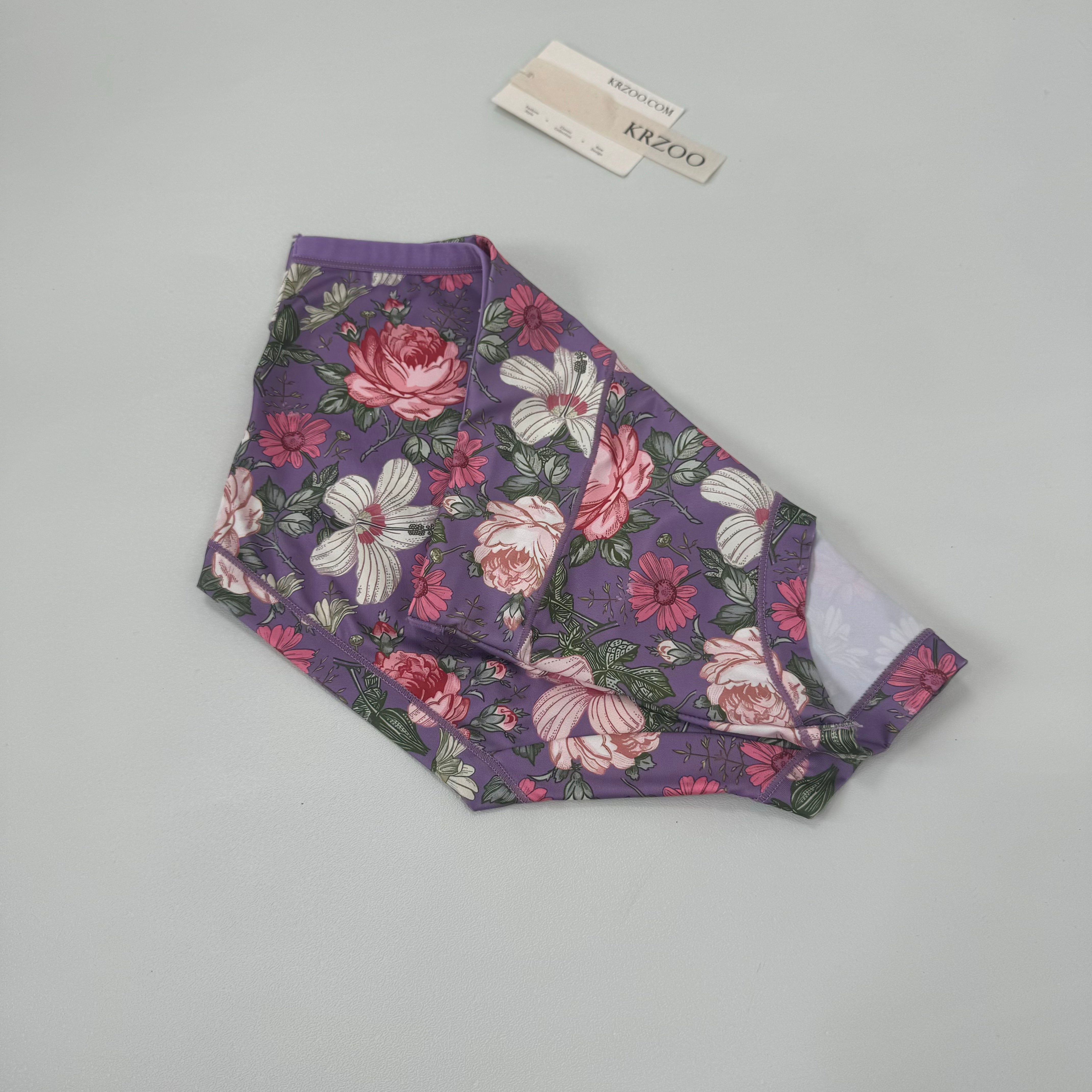 High-waisted printed buttock-raising underwear
