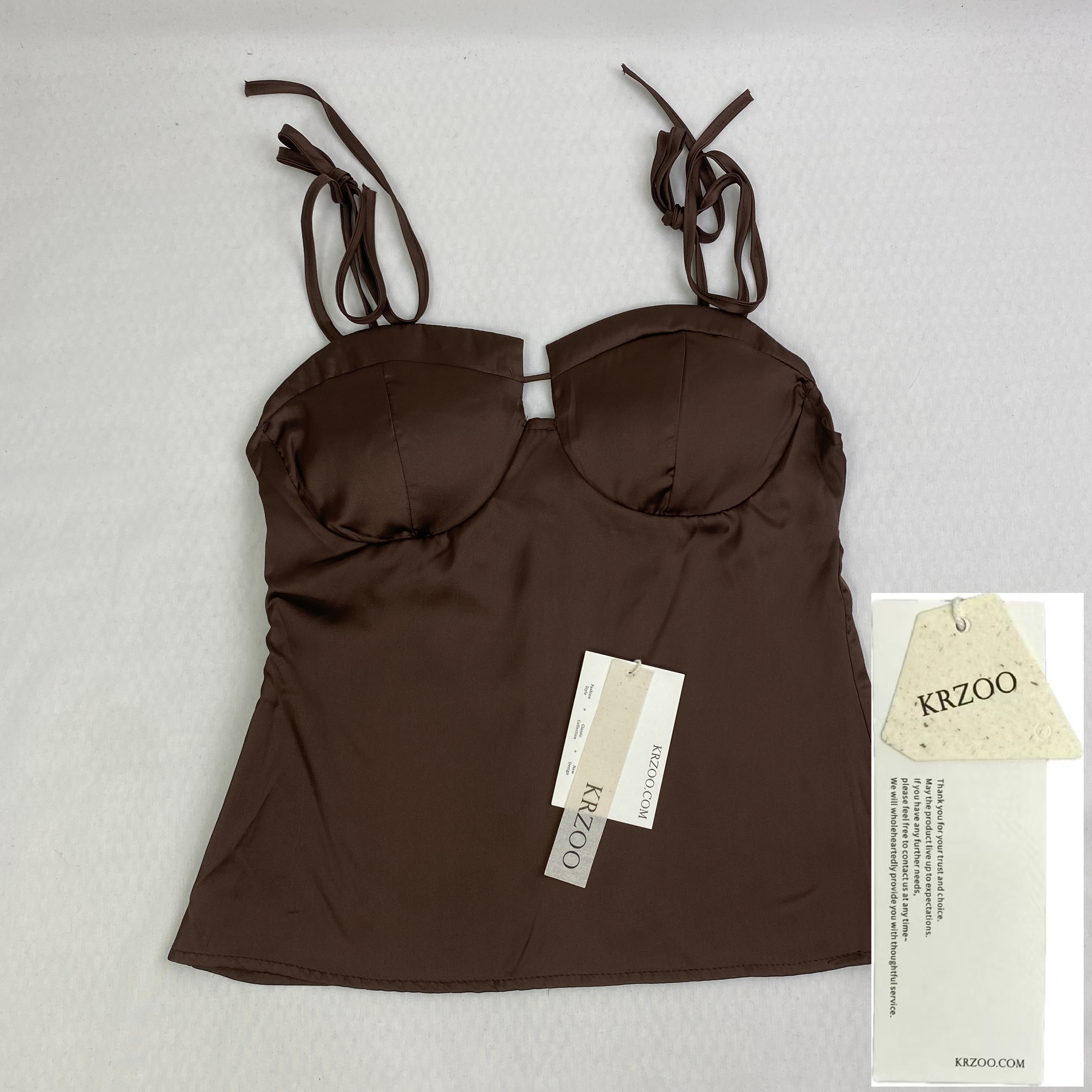 Strapless racerback crop top with a fitted waist design