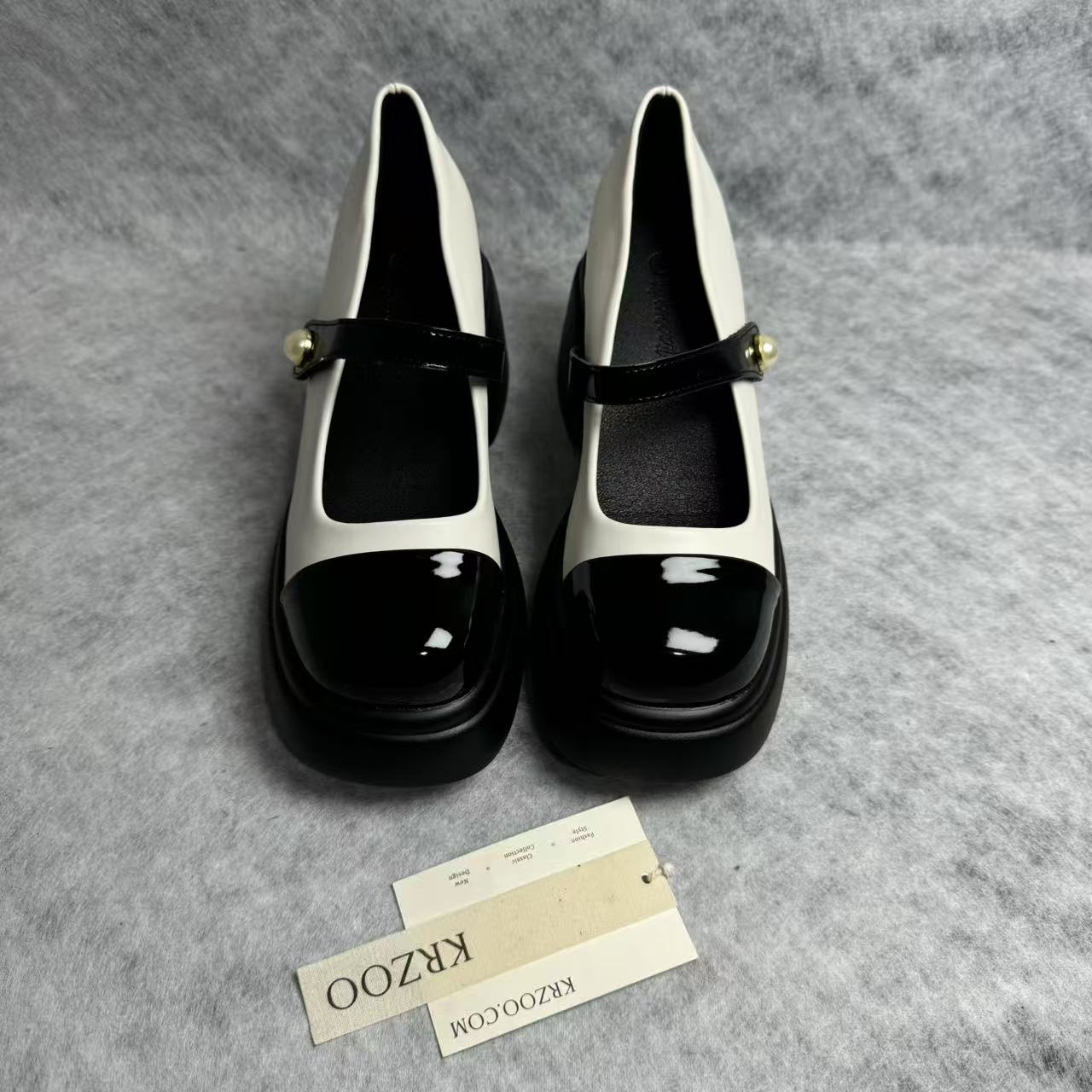 Colored Mary Jane High Heel Shoes
