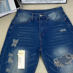 Hole-up skinny jeans