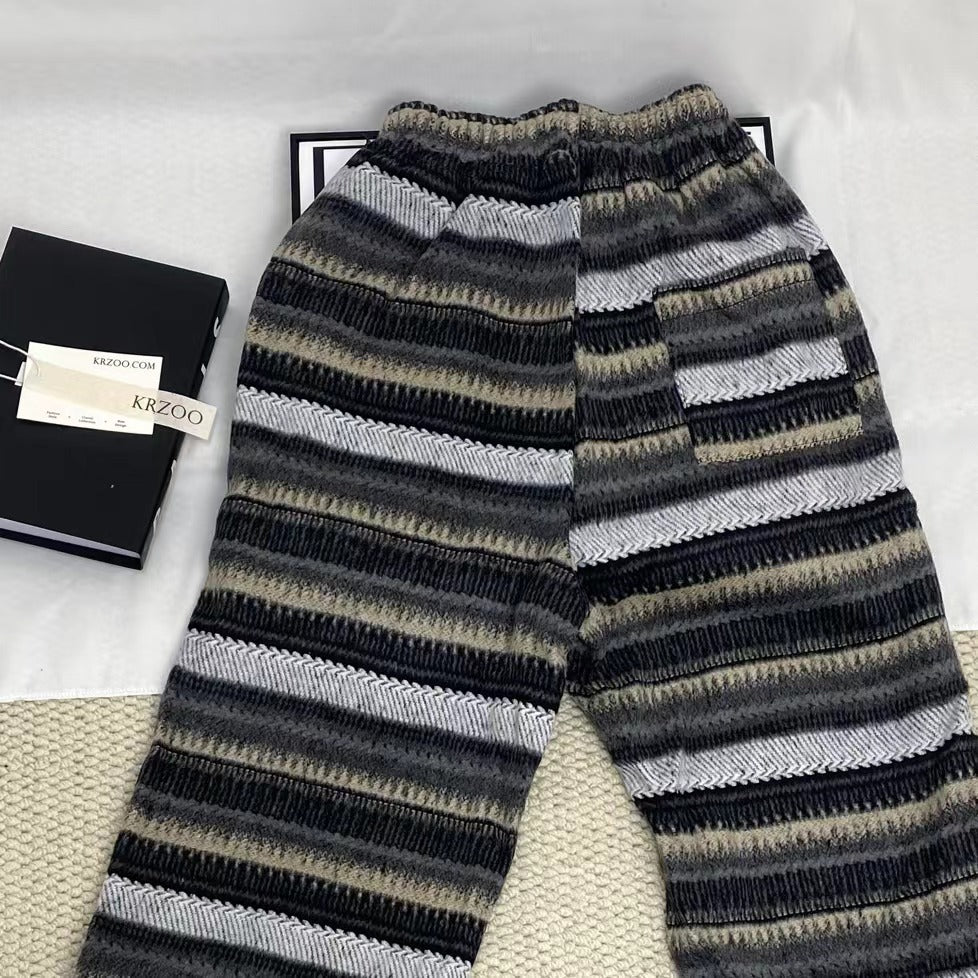 Striped Casual Pants
