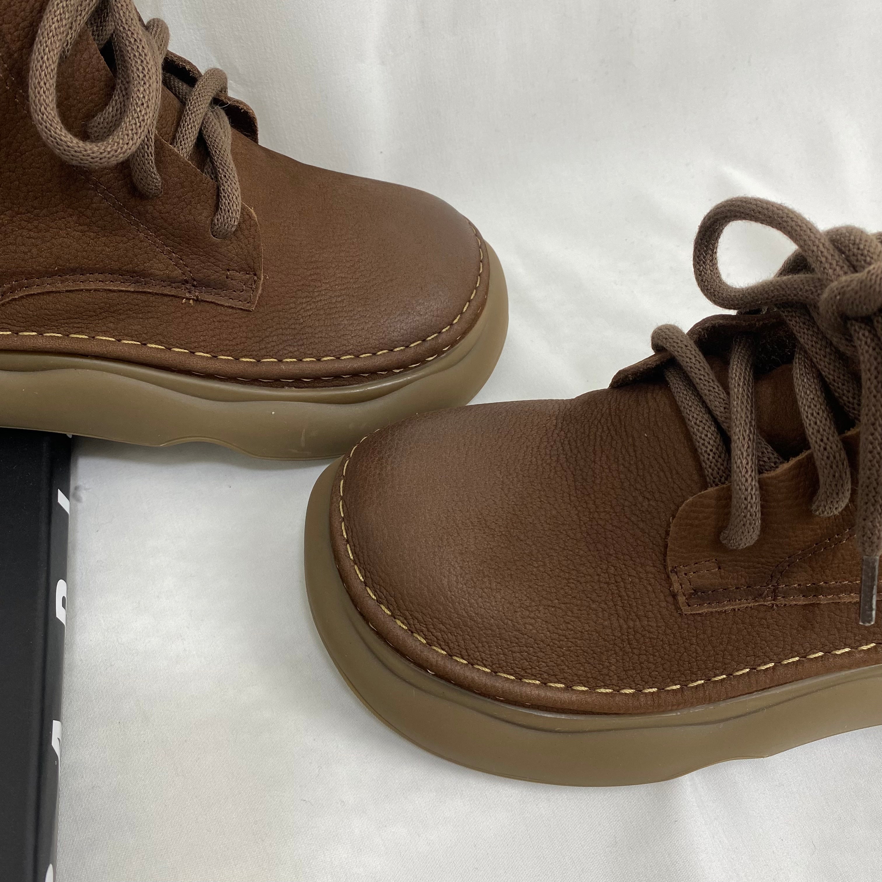 Genuine Leather Ethnic Style Martin Boots