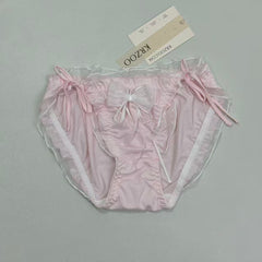 Lace-edged drawstring underpants