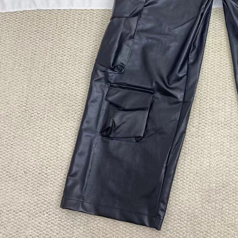 Hip-Hop Punk Leather Pants