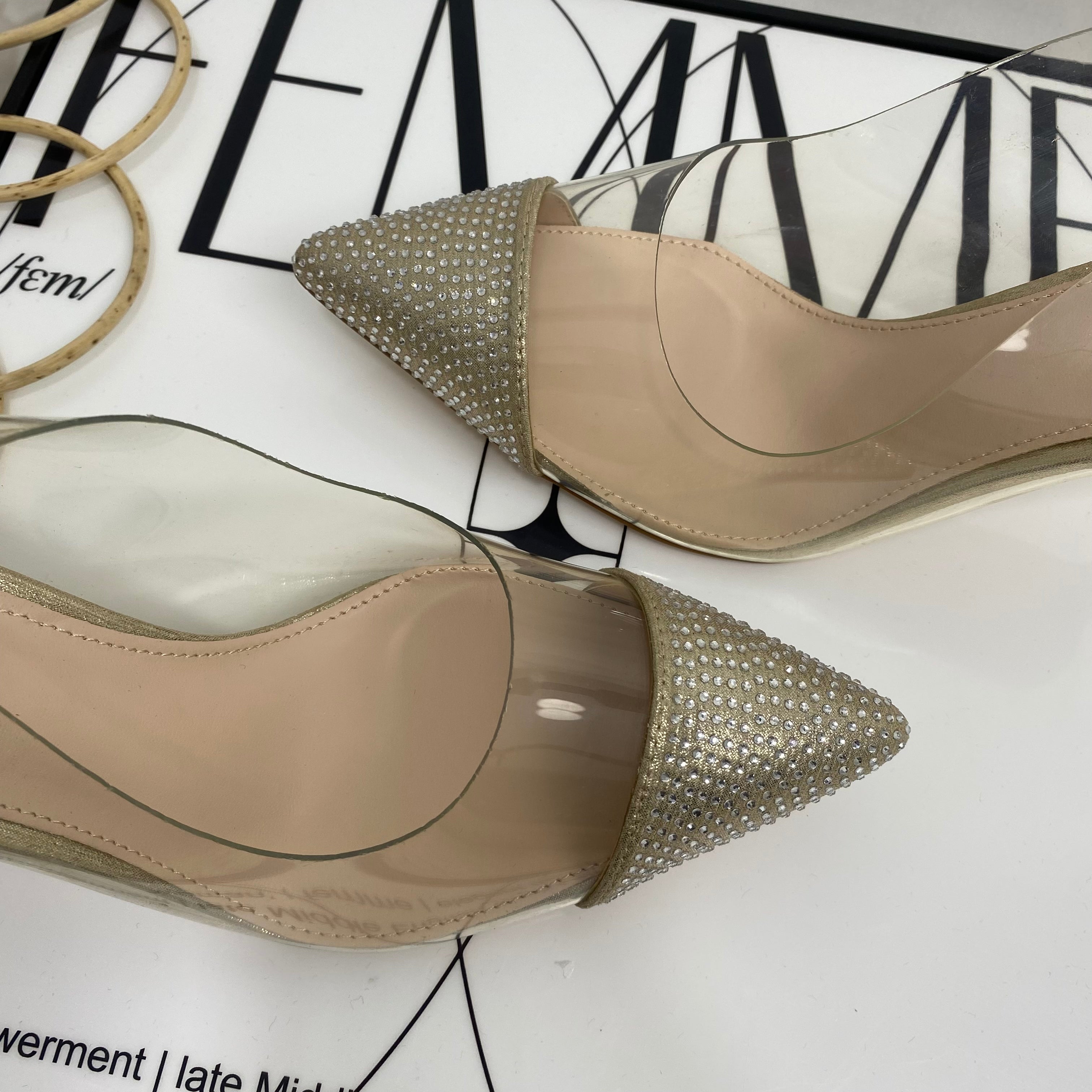 Diamond Transparent High Heels