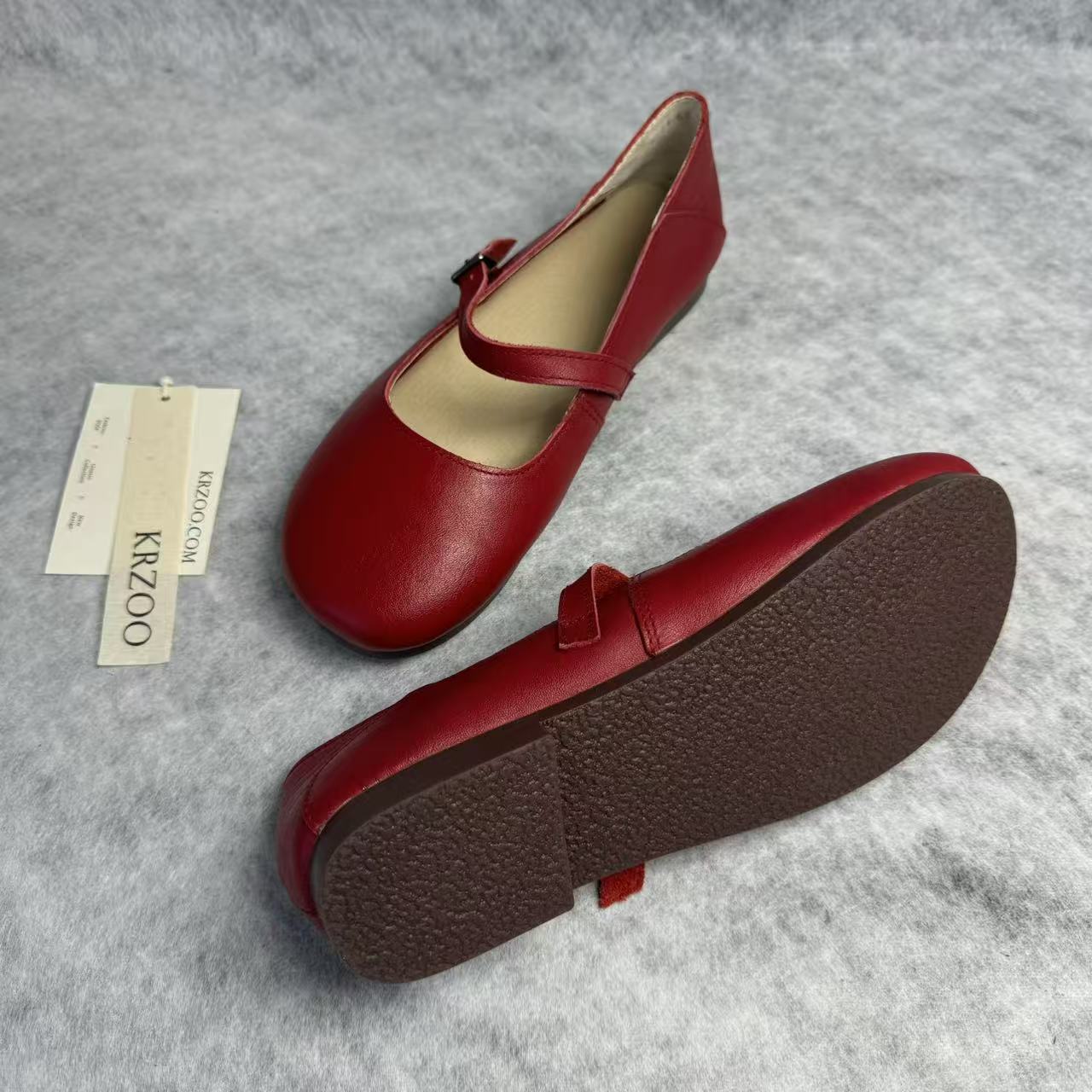 Soft leather upper cowhide shoes