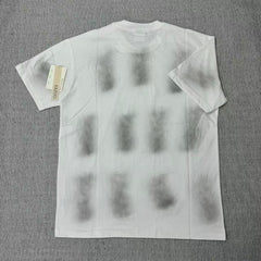 Heavy-duty water-washing distressed short-sleeved shirt