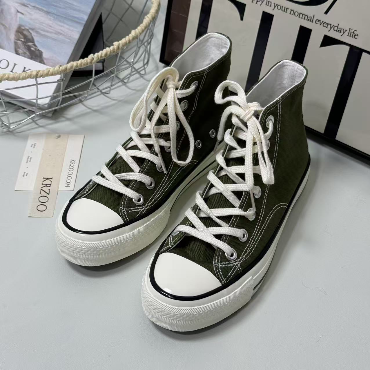 Retro casual canvas shoes