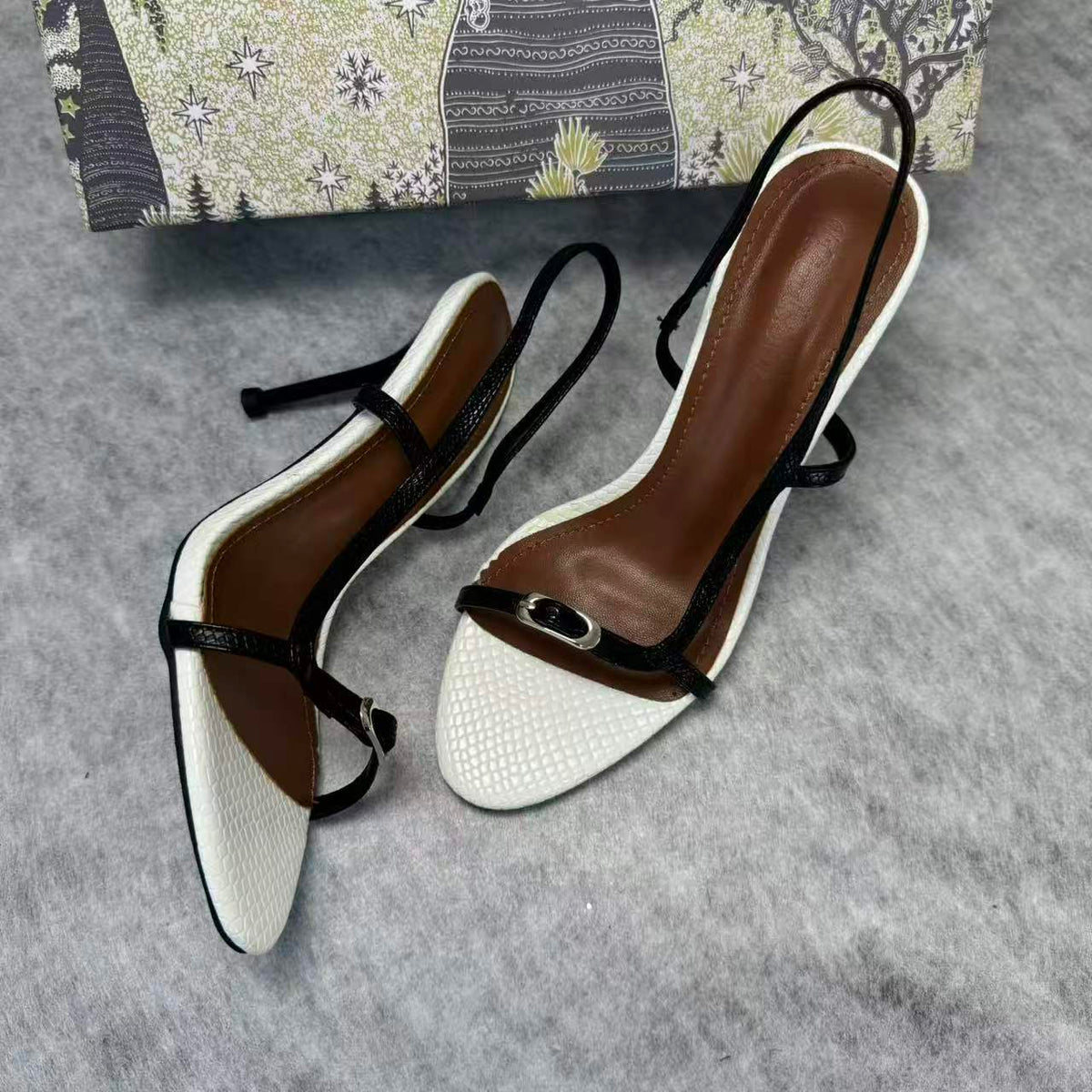 High-top low-cut thick-soled leather shoes
