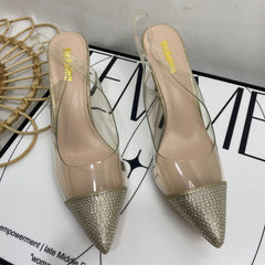 Diamond Transparent High Heels