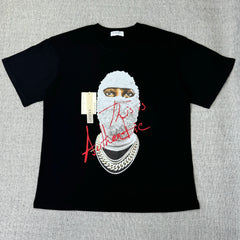 Masked Pearl Person Print T-Shirt