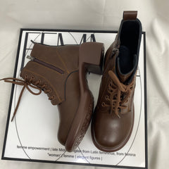 Platform French Retro Martin Boots