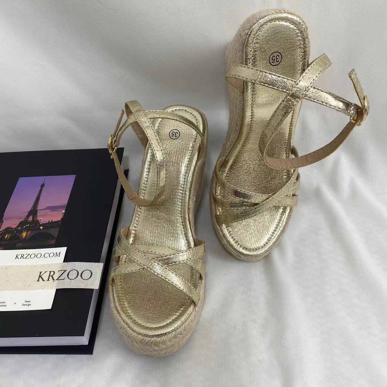 Platform Open-Toe Sandals