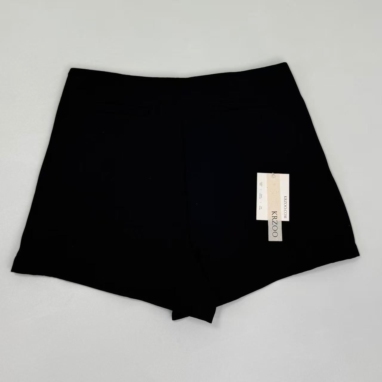 Irregular half-length wrap-around short skirt