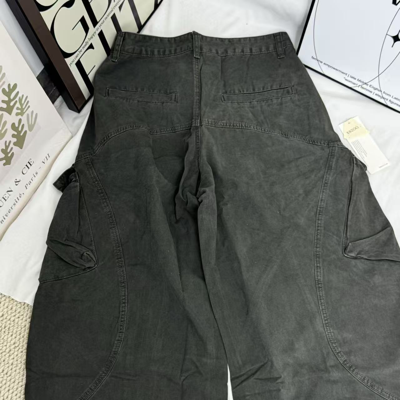 Cargo-Style Curved-Leg  Rousers