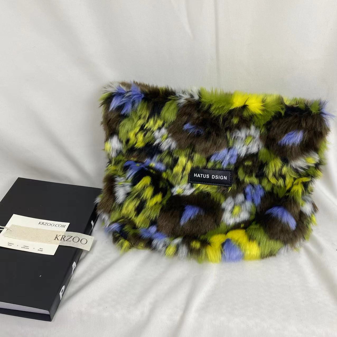 Plush Oil Painting Tote Bag