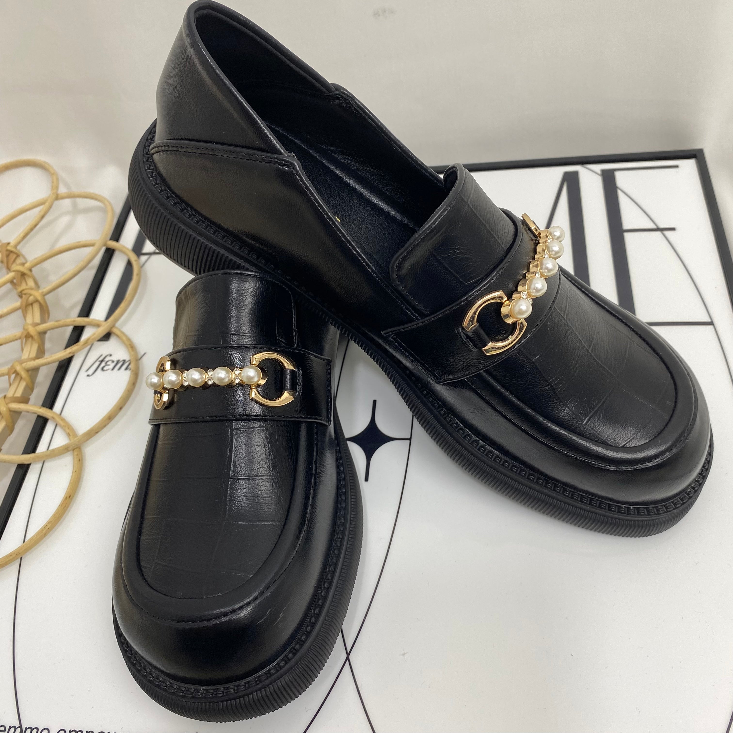 Slip-On British Style Leather Shoes