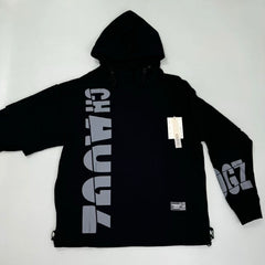 Two-piece sweatshirt with American-style hooded top