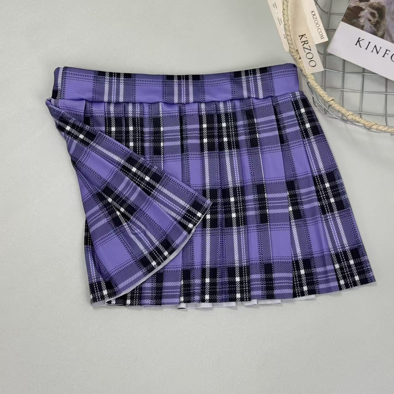 Mini pleated skirt