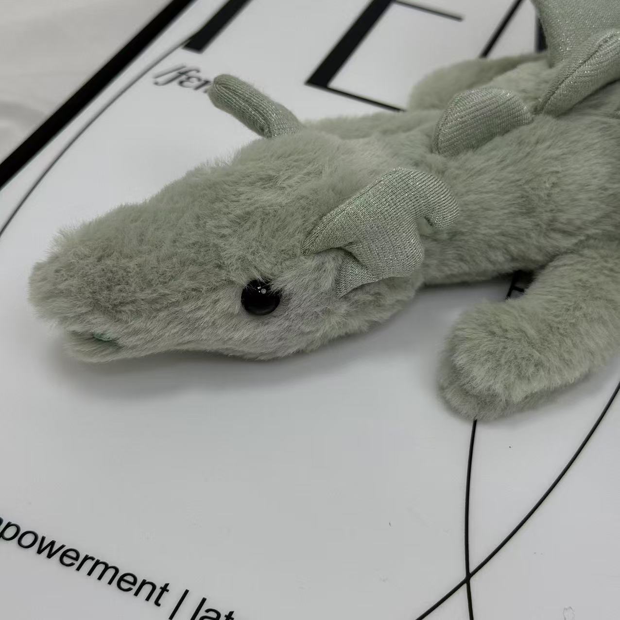 Plush snow dragon figurine of Sky Dragon