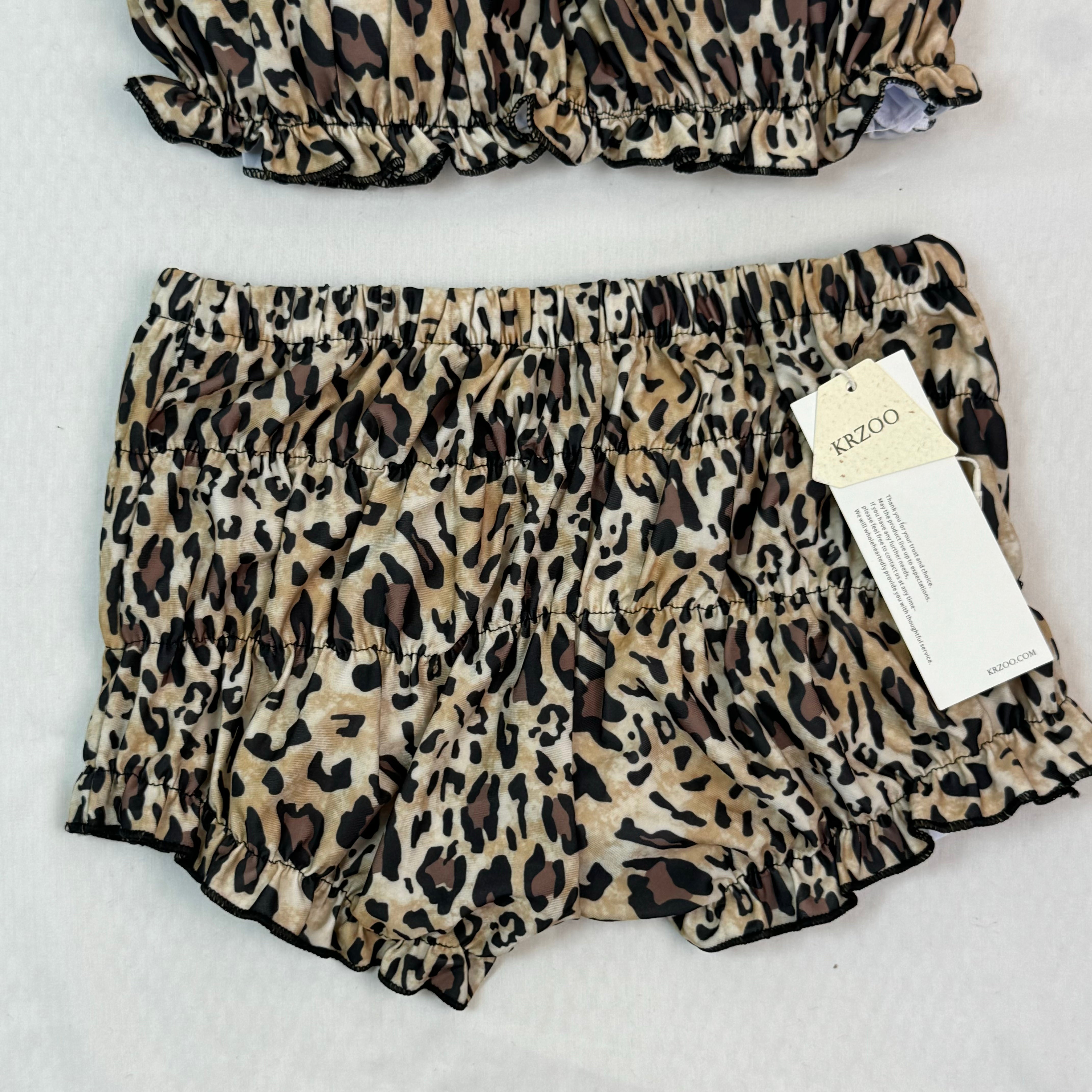 Strapless short skirt one-piece swimsuit