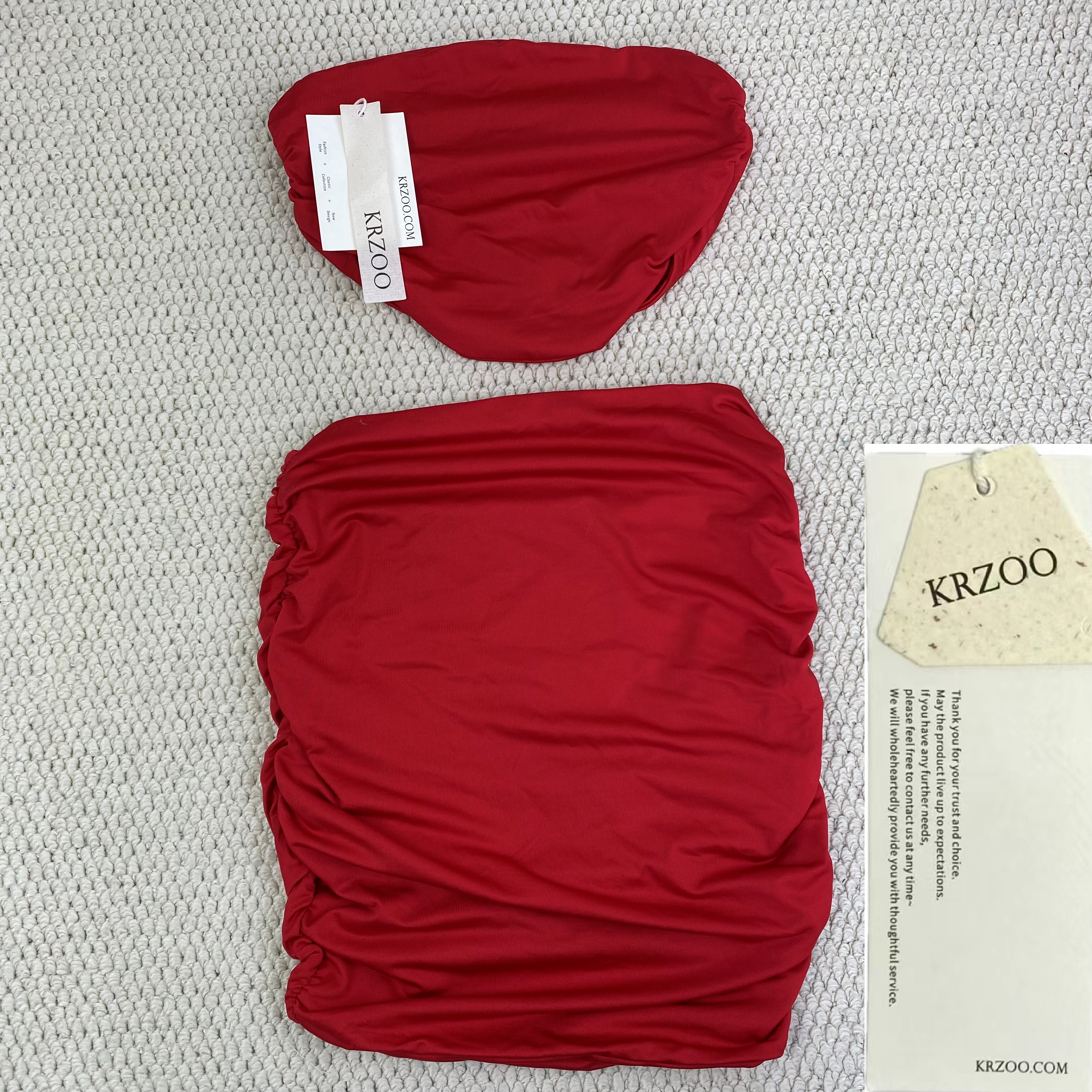 Wrap-around A-line skirt set