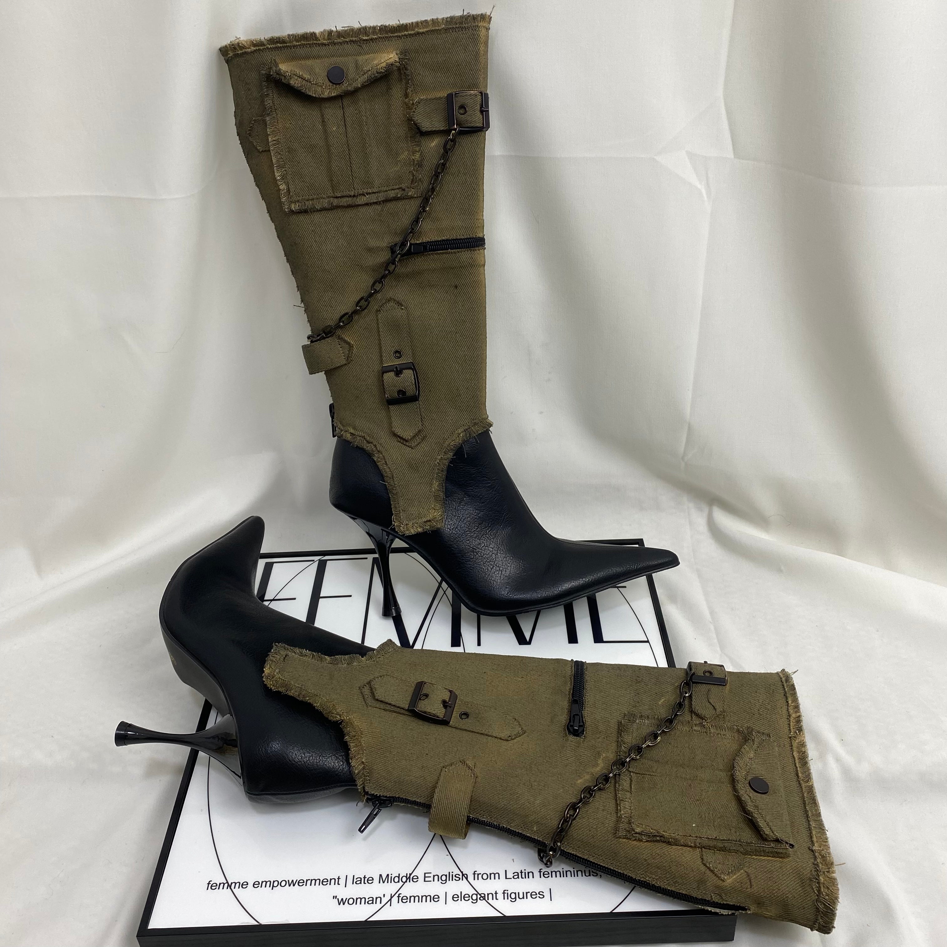 Two-Way Cowboy Western Boots