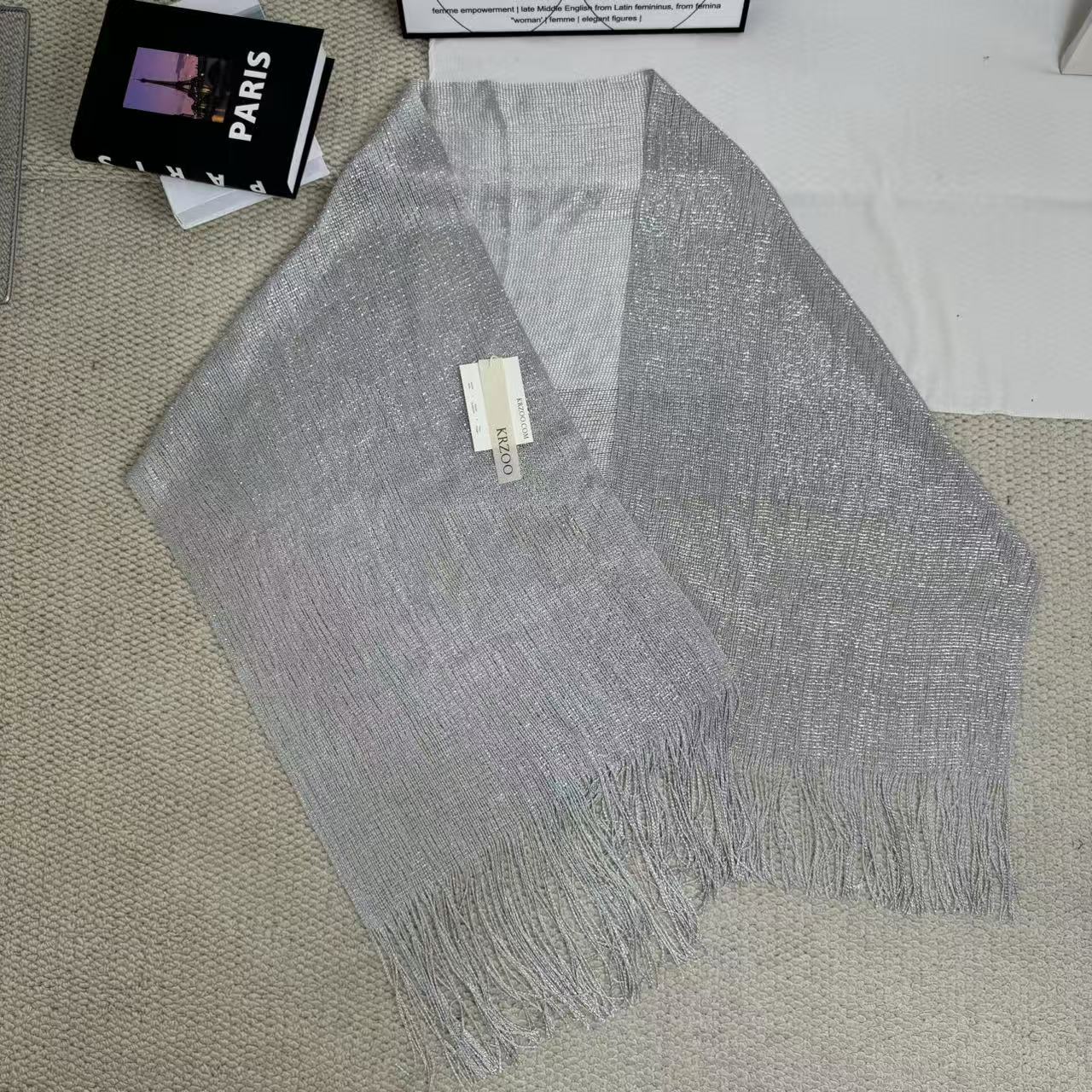 Rayon Scarf/Openwork Shawl